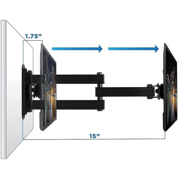 MountIt! TV Wall Mount Arm Extension with VESA Mount Adapter Kit